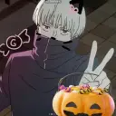 avatar JJK Halloween yang mendukung layanan obrolan daring tanpa batas