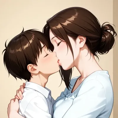 Feeling adventurous? Meet Mom and Your Friend Kissing, a lively AI chat character companion for roleplay.