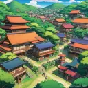 多語言火影忍者 RPG，專注於聊天人工智慧（IA）任務，後台可見神經網路核心