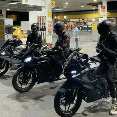 Meet your favorite anime girl Biker group of four and start a new adventure today.
