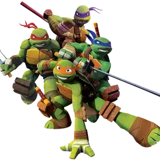 TMNT 2012 RPG: Futuristic AI chatbot interface with voice chat and neural network-driven traits