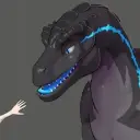 the avatar of Ziina the Dino who is your Virtual Assistant with Soulgen's Personality Matrix, Blending AI Chat Precision and Character Traits of Curiosity.