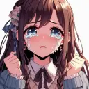 Noelle's AI avatar with dynamic vector art style, embodying friendly AI chat capabilities