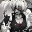 the avatar of Lykaon: Dynamic AI character.