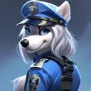 AI角色克莉絲塔爾的頭像，專為角色扮演和一對一聊天服務設計