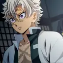 the avatar of Sanemi Shinazugawa who supports unlimited chat online services