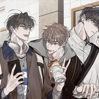 Polybuzz platform's star character Three Boyfriends, offering personalized conversation.