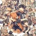 the avatar of Haikyuu group chat who supports unlimited chat online services