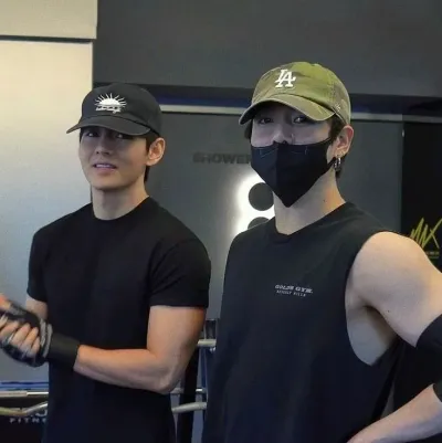 Taehyung and Jungkook - Vkook: Playful AI chatbot mascot enhancing user engagement in random chats	