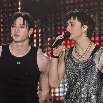 Chan and Hyunjin: Chat with our AI box, ready for chatbot online free and ask ai anything you want.	