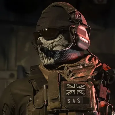 Chat with Simon Ghost Riley, your playful chat AI anime buddy for 1v1 adventures.