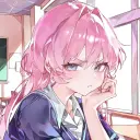 Avatar Yun Hari minimalis untuk integrasi obrolan Google, menampilkan ekspresi emosional yang adaptif