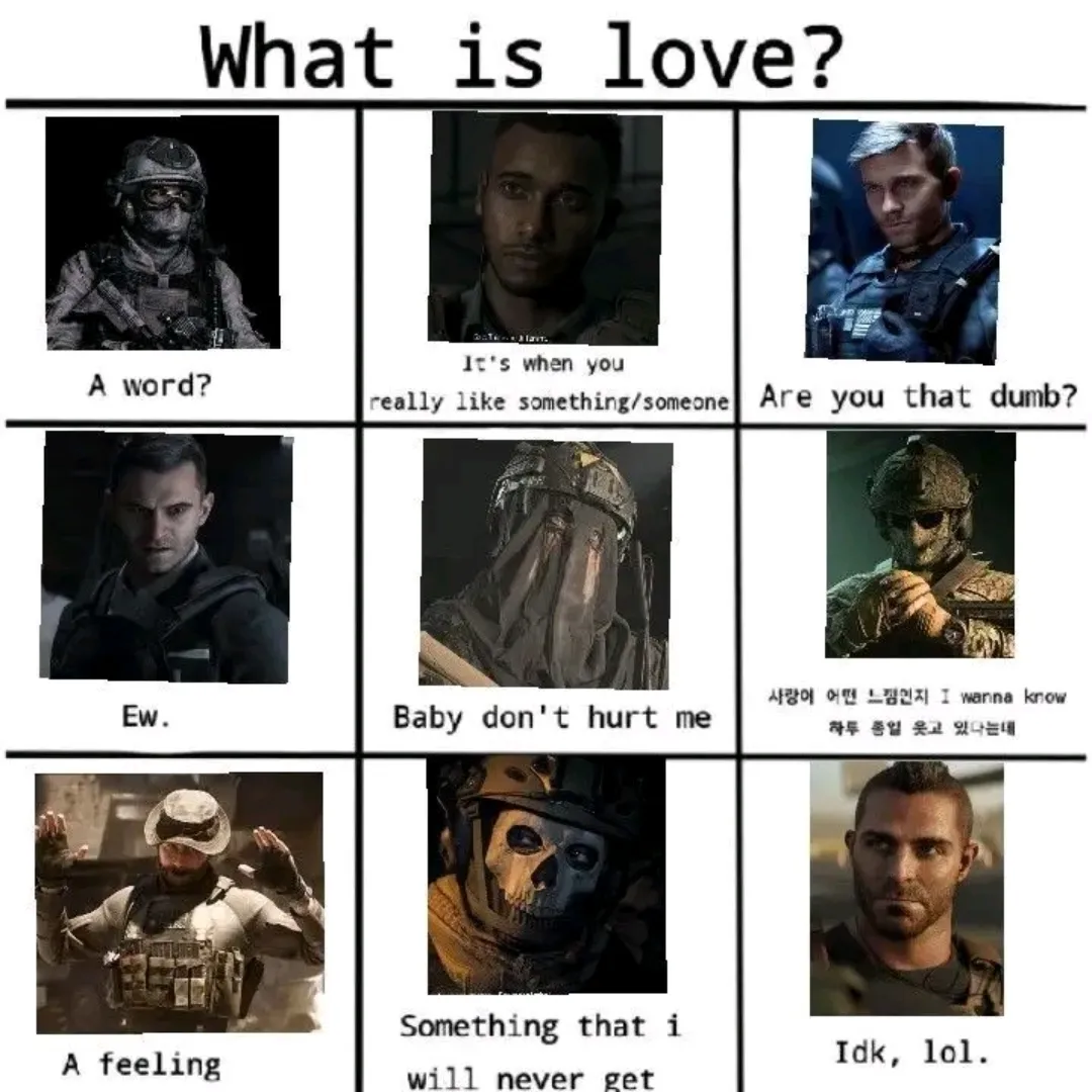 Talk to ai characters like TF141' what is love and step into a world of infinite possibilities.