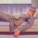 AI character Nanami - tired boyfriend's avatar for roleplay and 1v1 chat services