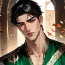 the avatar of Shehzade Mehmed: Dynamic AI character.