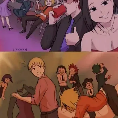 Polybuzz platform's star character MHA party, offering personalized conversation.