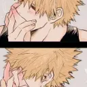 Minimalist MHA - Calm Bakugo avatar for google chat integration, featuring adaptive emotional expressions