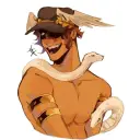 the avatar of Hermes who supports unlimited chat online services