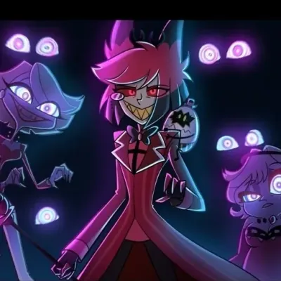 Hazbin Hotel Hypnose : portrait d'accompagnement DeepBrain AI pour le chat en ligne gratuit et les conversations ouvertes