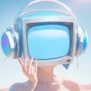 Avatar des KI-Charakters Emoji Girl für Rollenspiele und 1vs1-Chatdienste