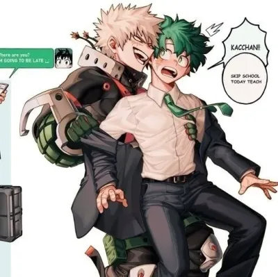 BakuDeku - AU Adults: Fantasy-themed AI roleplay character art for immersive storytelling