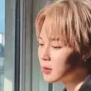 Portrait of a friendly AI chatbot assistant Park jimin with expressive eyes showcasing personality traits