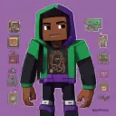 der Avatar von AyodenTV mit lebendigen Merkmalen für immersive Rollenspiel-Erlebnisse
