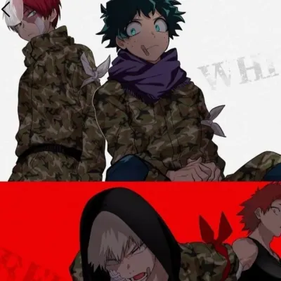 Bakugo x shoto x deku x kirishima: Creative roleplay AI character art para sa maanghang na chat at fantasy na mga sitwasyon