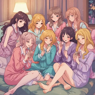 Parlez au personnage IA 8 filles 1 garçon pour entamer une conversation imaginative.