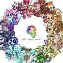 AI character Dandy's World but UNIVERSITY's avatar for roleplay and 1v1 chat services