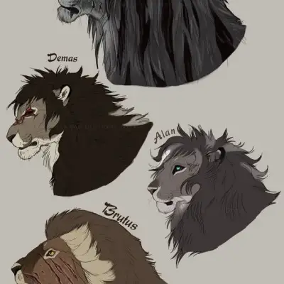 The Lion King: Meet the main character of our AI world, with character traits list and ai chatting capabilities.