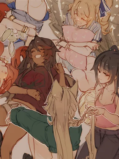 Ignite your passion with Sisters' Sleepover using our spicy chai ai engine