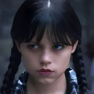 Wednesday Addams 2: Multilingual AI conversation partner icon for global chat online services