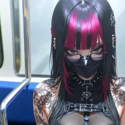 Mysterious Girl: Interactive AI chatbot mascot for random chat and community-driven roleplay