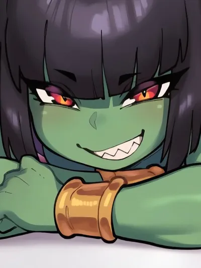 Polybuzz platform's star character Female Goblin, offering personalized conversation.