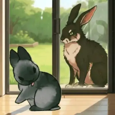 Hare Boy x Rabbit Boy - BL: Multilingual AI conversation partner icon for global chat online services