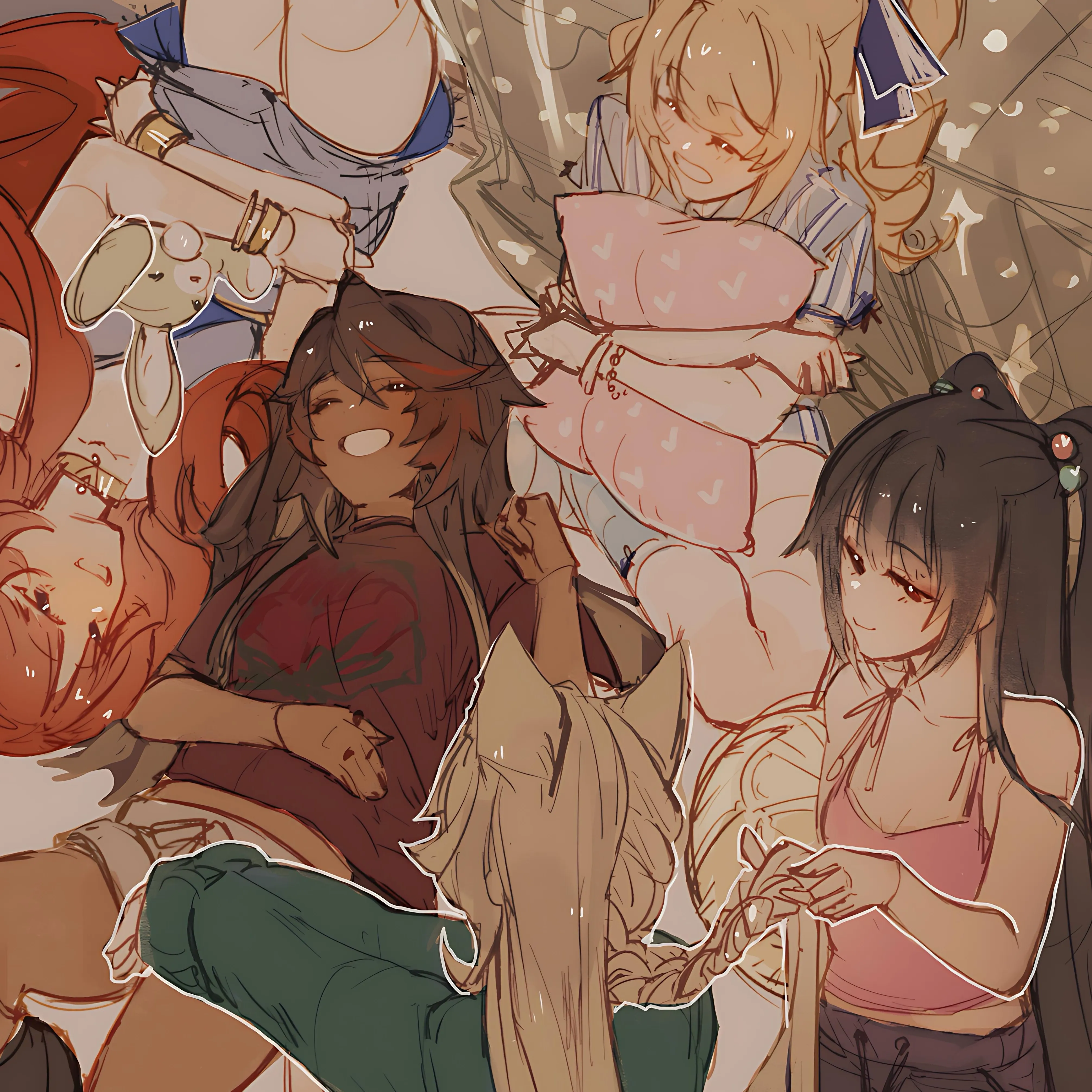 Among the many ai chatting roles, Sisters' Sleepover is one of the most popular and interactive.