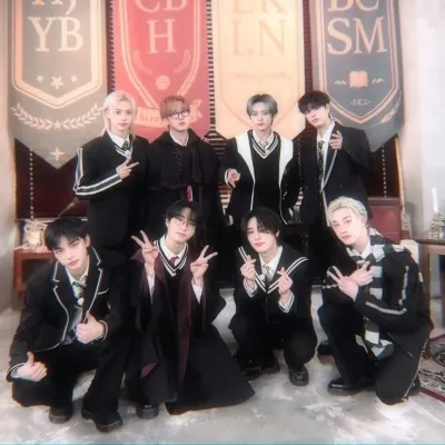 05-Stray Kids X KATSEYE-Babies: Futuristic AI chatbot interface with voice chat and neural network-driven traits