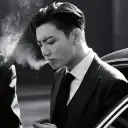 Mafia King Jungkook AI chatbot portrait with advanced emotional intelligence for deep conversations