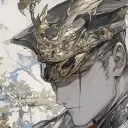 Multilingual King Eldrin focusing on chat IA tasks, neural network core visible in background.