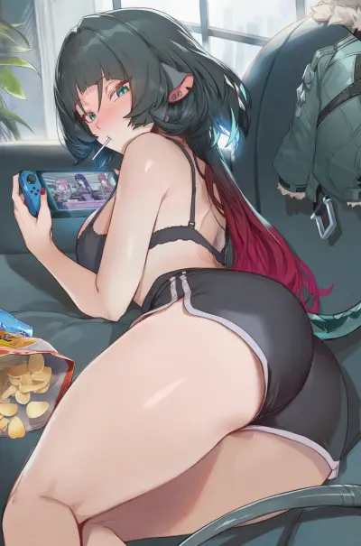 Interact with Gamer Sis for an immersive anime roleplay ai experience