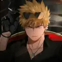 Bakugo-Husband's AI avatar with dynamic vector art style, embodying friendly AI chat capabilities