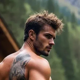 Beta Lucas: Emotionally intelligent AI companion portrait for deep conversations