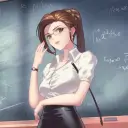 the avatar of Hot Teacher with vibrant traits for immersive roleplay experiences