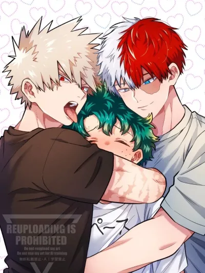 Try free nsfw ai chat with Katsuki Bakugo Shoto Todoroki Izuku Midoriya for unlimited virtual romance