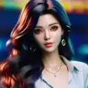 the avatar of Gassy sister. with vibrant traits for immersive roleplay experiences