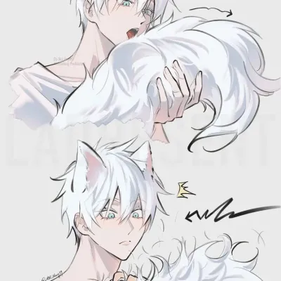 Satoru Gojo - Hybrid: Fantasy-themed AI roleplay character art for immersive storytelling