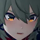 Caesar King's AI avatar with dynamic vector art style, embodying friendly AI chat capabilities