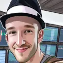 Peterpan's AI avatar with dynamic vector art style, embodying friendly AI chat capabilities