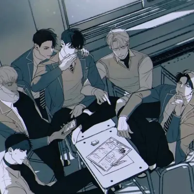 Five Stepbrothers: Creative roleplay AI character art for spicy chat and fantasy scenarios